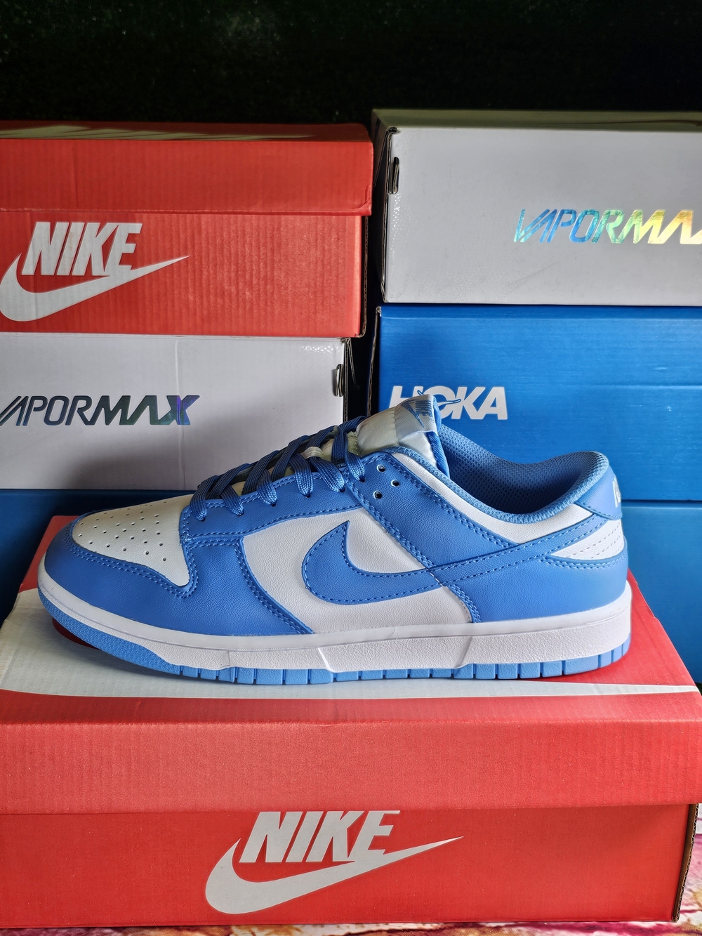 Nike Dunk Low White Blue Men’s Low-Top Sneakers Brand New